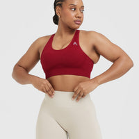 Classic Seamless 2.0 Bralette | Red Wine Marl
