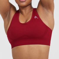 Classic Seamless 2.0 Bralette | Red Wine Marl