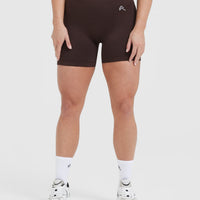 Classic Seamless 2.0 Mid Shorts | 70% Cocoa Marl
