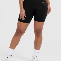 Classic Seamless 2.0 Mid Shorts | Black Marl