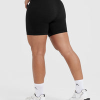 Classic Seamless 2.0 Mid Shorts | Black Marl