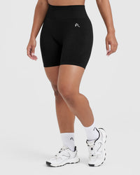 Classic Seamless 2.0 Mid Shorts | Black Marl