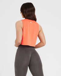 Graphic Jersey Tank | Washed Peach Blossom