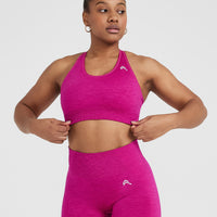 Classic Seamless 2.0 Bralette | Fuchsia Marl