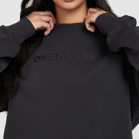 Classic Lounge Oversized Crew Neck | Coal