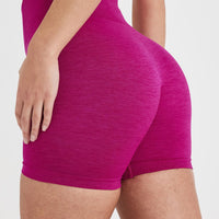 Classic Seamless 2.0 Shorts | Fuchsia Marl