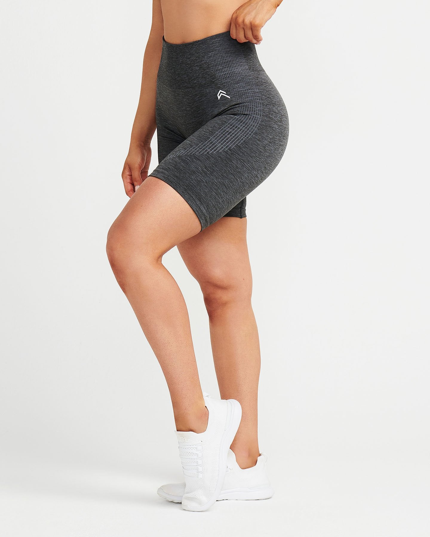 Classic Seamless Cycling Shorts | Coal Marl