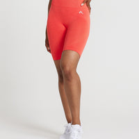 Classic Seamless Cycling Shorts | Coral Marl
