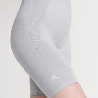 Classic Seamless Cycling Shorts | Grey Marl