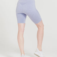 Classic Seamless Cycling Shorts | Ice Grey Marl