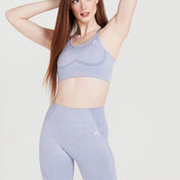 Classic Seamless Cycling Shorts | Ice Grey Marl