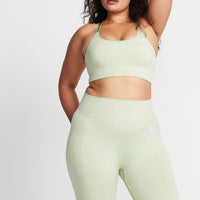 Classic Seamless Cycling Shorts | Pistacchio Marl