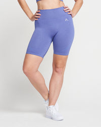 Classic Seamless Cycling Shorts | Purple Marl