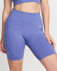 Classic Seamless Cycling Shorts | Purple Marl