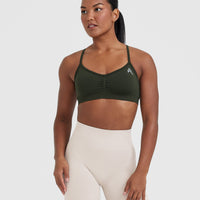 Effortless Strappy Bralette | Khaki