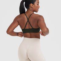 Effortless Strappy Bralette | Khaki