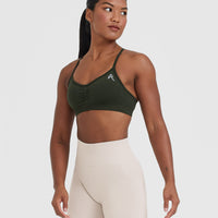 Effortless Strappy Bralette | Khaki