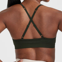 Effortless Strappy Bralette | Khaki