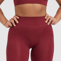 Timeless High Waisted Leggings | Burnt Cherry