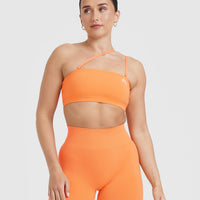 Everyday Bandeau Bralette | Apricot Orange