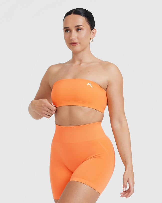 Everyday Bandeau Bralette | Apricot Orange