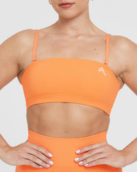 Everyday Bandeau Bralette | Apricot Orange