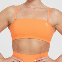 Everyday Bandeau Bralette | Apricot Orange