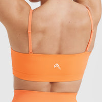 Everyday Bandeau Bralette | Apricot Orange