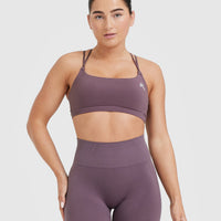 Everyday Cross Over Bralette | Vintage Purple