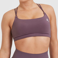 Everyday Cross Over Bralette | Vintage Purple