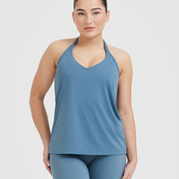 Go To Strappy Loose Vest | Moonstone Blue