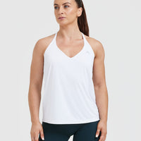 Go To Strappy Loose Vest | White