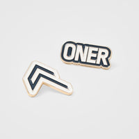 Raising The Bar Graphic Pins 3 Pack | Oil Blue/Off White