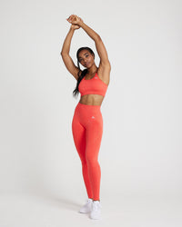 Classic Seamless Leggings | Coral Marl