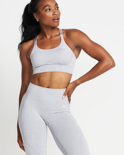Classic Seamless Leggings | Grey Marl