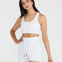 Classic Lounge Bralette | White