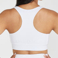 Classic Lounge Bralette | White