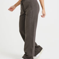 Classic Lounge Straight Leg Joggers | Deep Taupe