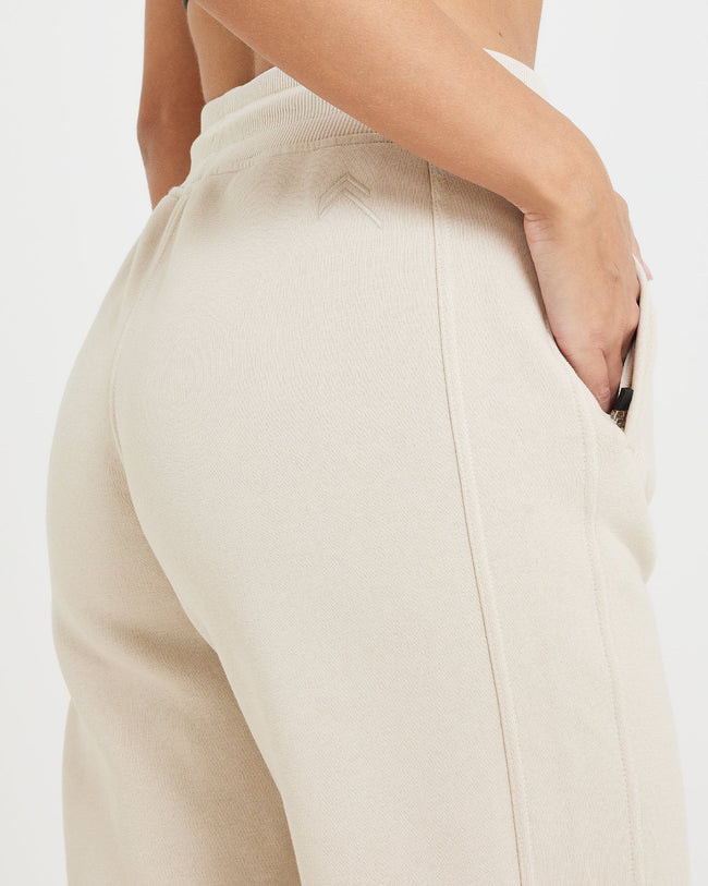 Classic Lounge Straight Leg Joggers | Sand