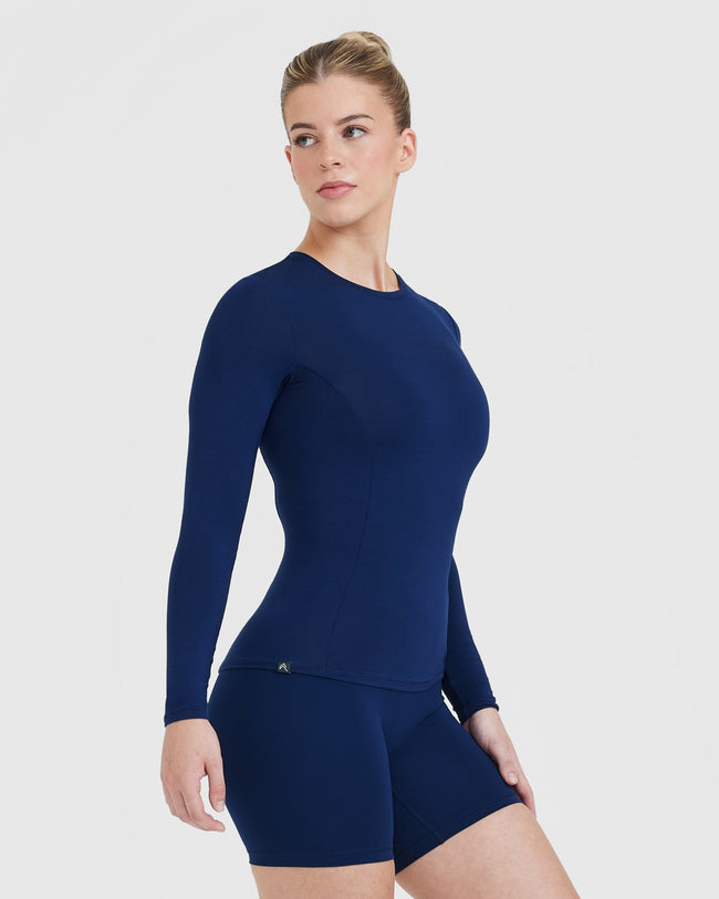 Mellow™ Soft Long Sleeve Top | Midnight