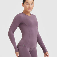 Mellow™ Soft Long Sleeve Top | Vintage Purple