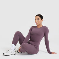 Mellow™ Soft Long Sleeve Top | Vintage Purple