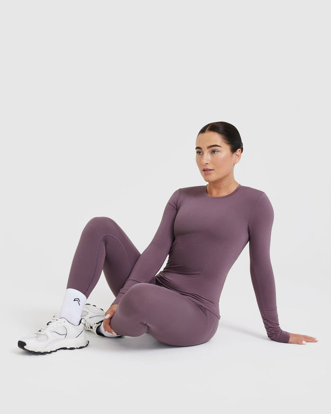 Mellow™ Soft Long Sleeve Top | Vintage Purple