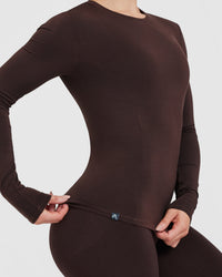 Mellow™ Soft Long Sleeve Top | 70% Cocoa