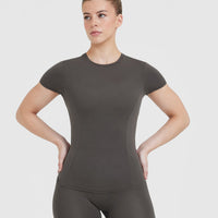 Mellow™ Soft Short Sleeve T-Shirt | Deep Taupe