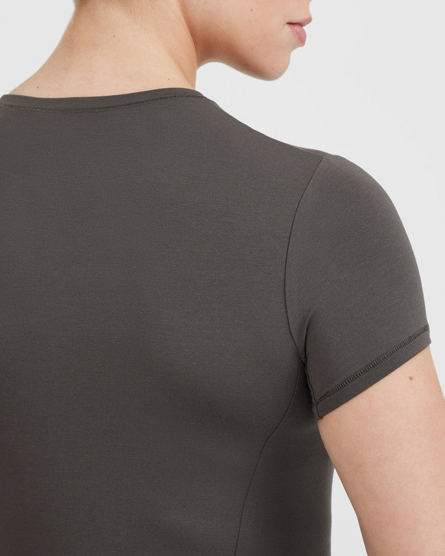 Mellow™ Soft Short Sleeve T-Shirt | Deep Taupe