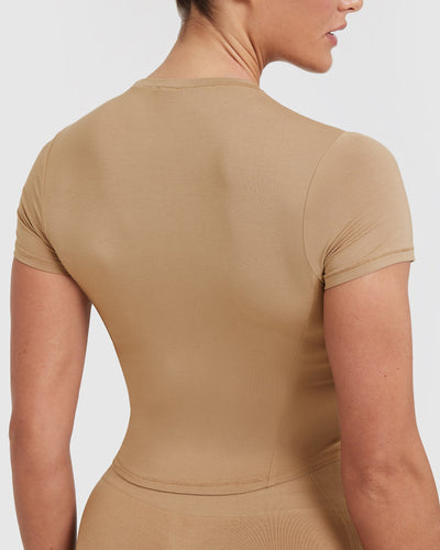 Mellow™ Soft Mid Short Sleeve T-Shirt | Dune Brown
