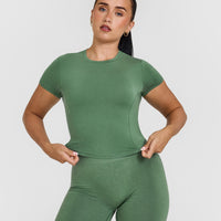 Mellow™ Soft Mid Short Sleeve T-Shirt | Forest Green