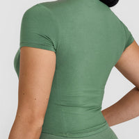 Mellow™ Soft Mid Short Sleeve T-Shirt | Forest Green