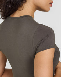 Mellow™ Soft Mid Short Sleeve T-Shirt | Deep Taupe